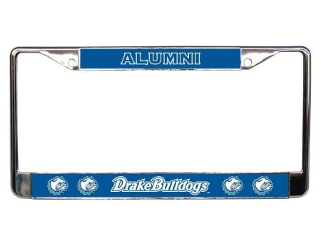 Drake University Alumni License Plate Frame on Sale