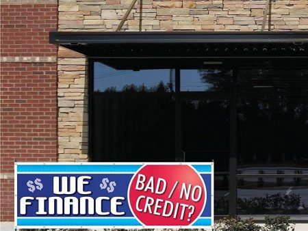 2 x6  We Finance Bad No Credit Auto Sales Banner on Sale