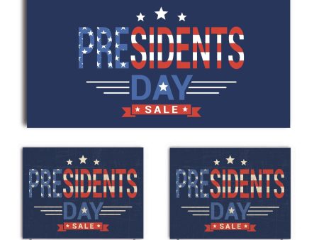 Presidents Day Sale Yard Sign & Banner Set Hot on Sale