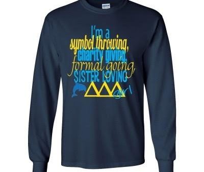 I m a... Tri Delta Long Sleeve T-Shirt Online Hot Sale