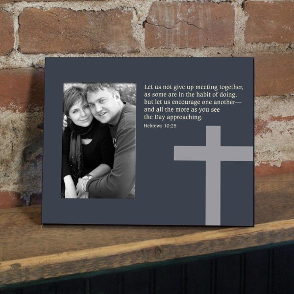 Hebrews 10:25 Decorative Picture Frame For Discount