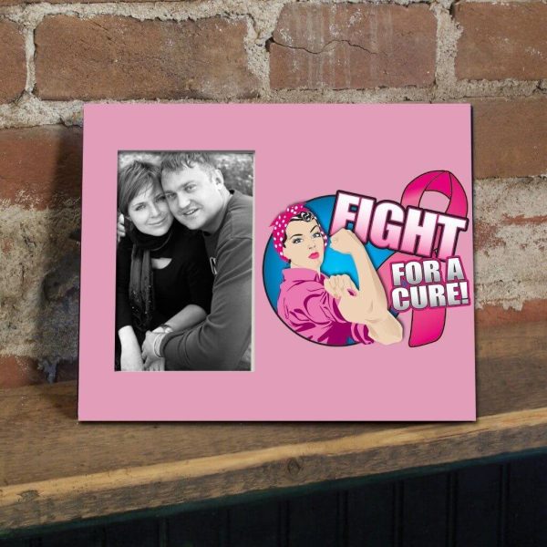 Fight for a Cure with Rosie the Riveter Breast Cancer Picture Frame For Discount