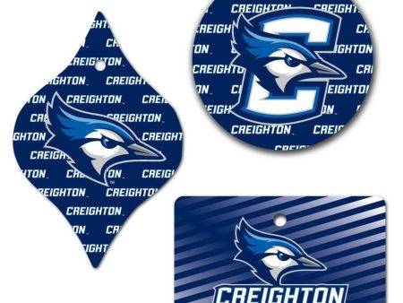 Creighton University Ornament Set of 3 Shapes Cheap