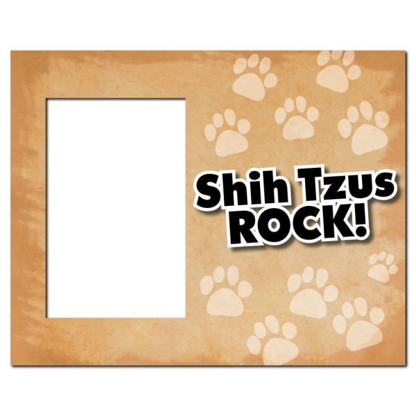 Shih Tzus Rock Dog Picture Frame Cheap