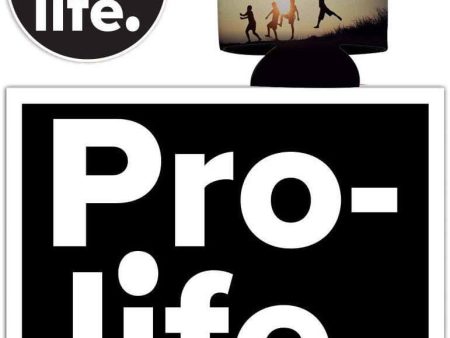 Pro Life Gift Pack - Yard Sign, Decal & Can Cooler Online Hot Sale