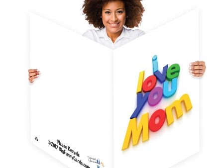 Giant  I Love You Mom  Mother s Day Greeting Card Online Sale