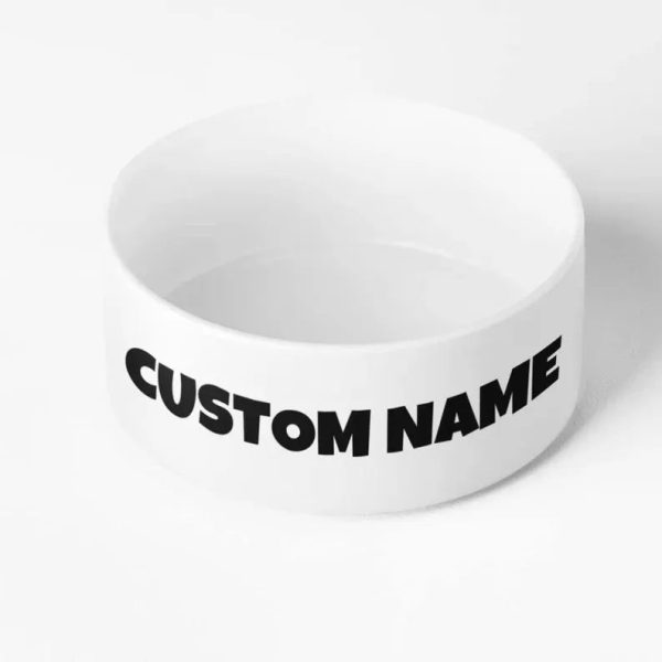 Custom Name Pet Bowl For Discount