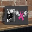 Pink Ribbon with Wings Breast Cancer Decorative Picture Frame Discount