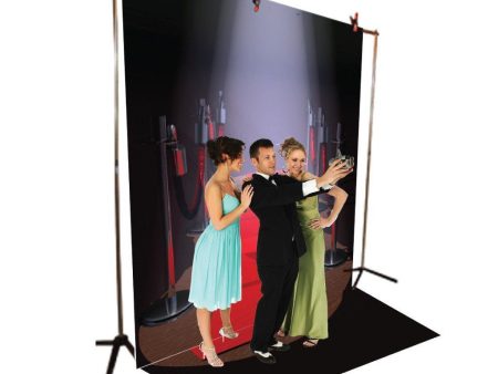 Red Carpet Vinyl Photography Backdrop Fashion