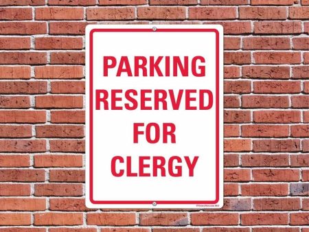 Parking Reserved for Clergy Sign or Sticker Online Hot Sale