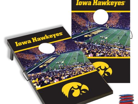 Iowa Hawkeyes Kinnick Stadium Cornhole Bag Toss Hot on Sale