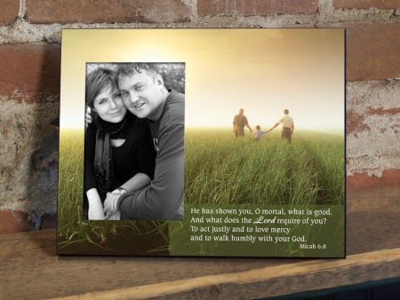 Micah 6:8 Decorative Picture Frame on Sale