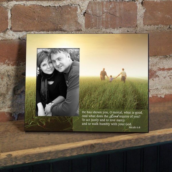 Micah 6:8 Decorative Picture Frame on Sale