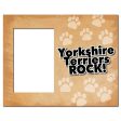 Yorkshire Terriers Rock Dog Picture Frame Sale