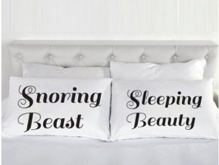 Sleeping Beauty and Snoring Beast Pillow Cases Sale