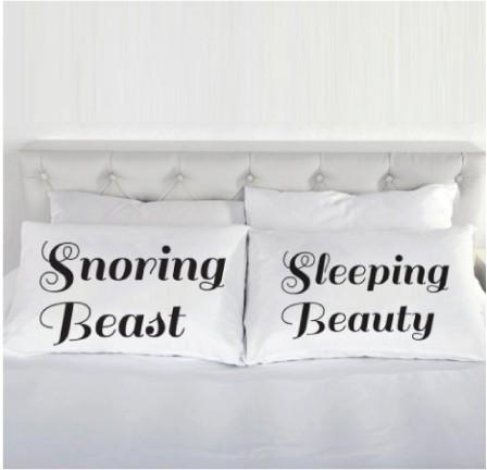 Sleeping Beauty and Snoring Beast Pillow Cases Sale