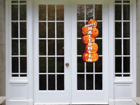 Pumpkin Stack Corrugated Plastic Door Decoration Online Sale