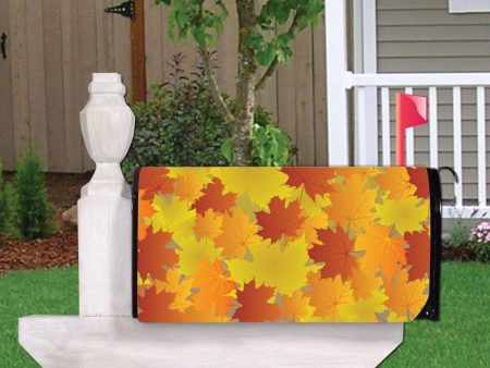 Autumn Leaves Magnetic Mailbox Cover Hot on Sale