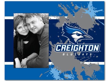 Creighton University Paint Splatter Picture Frame Cheap