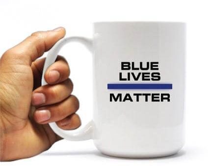 Blue Lives Matter Coffee Mug on Sale