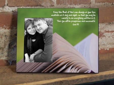 Joshua 1:8 Decorative Picture Frame Online