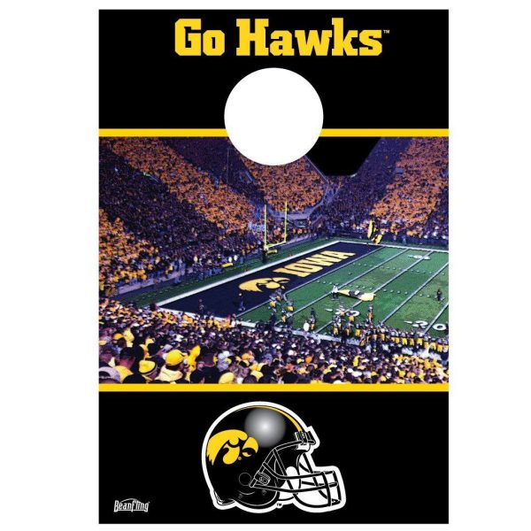 Iowa Hawkeyes Kinnick Stadium Cornhole Bag Toss Hot on Sale