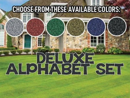 18  KG The Last Time Faux Glitter Deluxe Alphabet Set - 130 pcs Online Sale