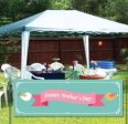 Happy Mother s Day 2 x6  Teal Vinyl Banner on Sale