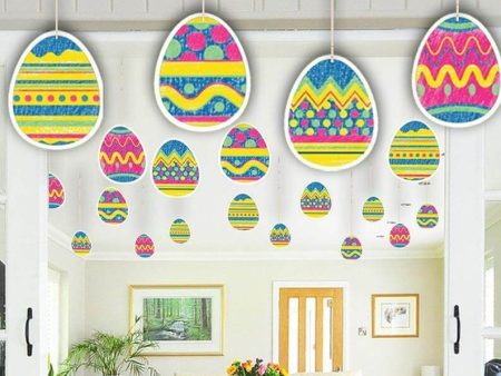 Color-by-Number Hanging Easter Egg Decorations Online Sale