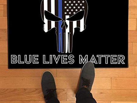 Blue Lives Matter Doormat Discount