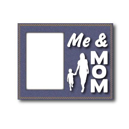 Me and Mom Denim Picture Frame Hot on Sale