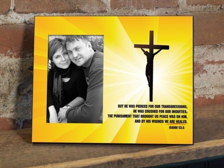 Isaiah 53:5 Decorative Picture Frame on Sale