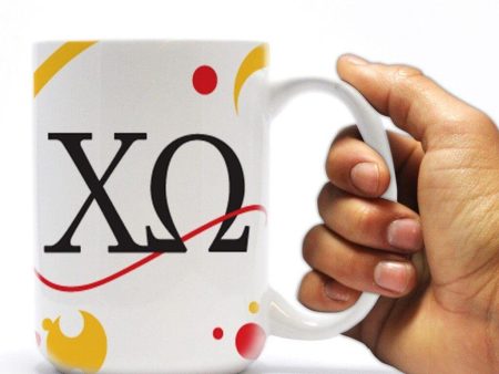 Chi Omega 15oz Owl and Bubbles Coffee Mug Hot on Sale