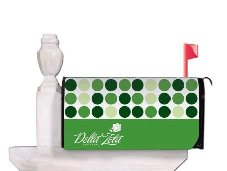 Delta Zeta Dotted Magnetic Mailbox Cover Supply