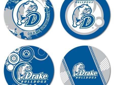 Drake University Fun Designs Coaster Set of 4 Sale