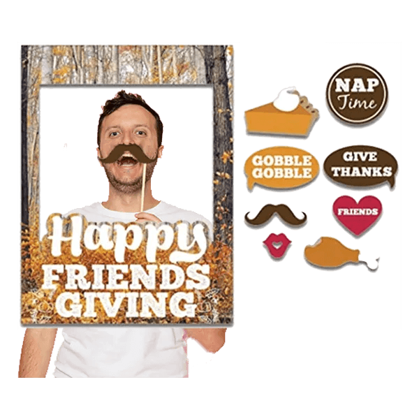 Happy Friendsgiving Photo Booth Frame & Props Online Sale