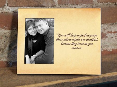 Isaiah 26:3 Decorative Picture Frame For Cheap