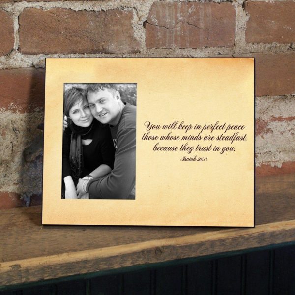 Isaiah 26:3 Decorative Picture Frame For Cheap