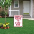 Reserved Parking for Church Choir Sign or Sticker Sale