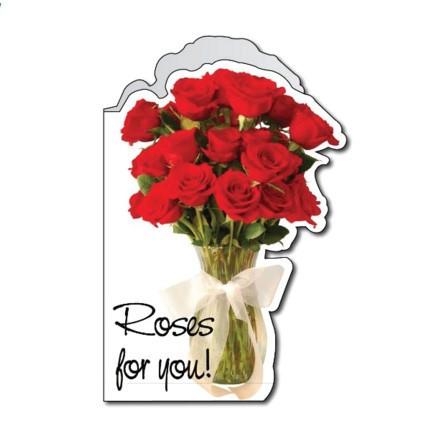 3  Giant Mother s Day Roses Shaped Greeting Card Online now