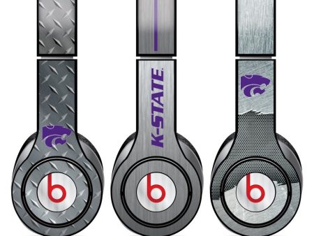 Kansas State Skins for Beats Solo HD Headphones Set of 3 Metal Sale