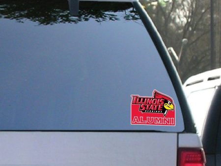 Illinois State University Alumni Window Decal Set of 2 For Cheap