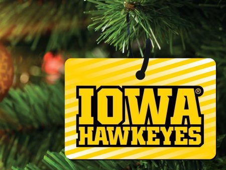 University of Iowa Hawkeyes Rectangle Ornaments Supply