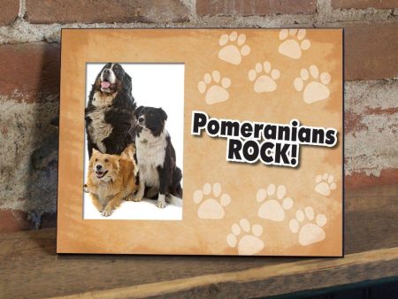 Pomeranians Rock Dog Picture Frame Hot on Sale