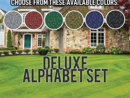 18  Bebas Faux Glitter Deluxe Alphabet Set - 130 pcs For Sale