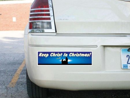 Keep Christ in Christmas (Nativity) Bumper Magnet Hot on Sale