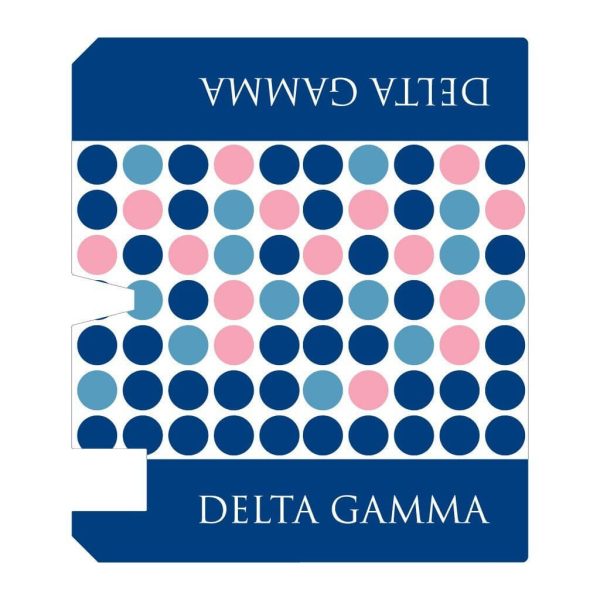 Delta Gamma Dotted Magnetic Mailbox Cover Discount