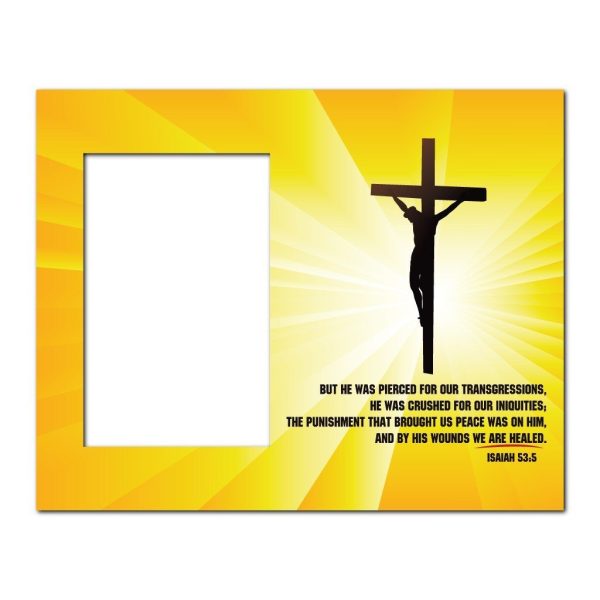 Isaiah 53:5 Decorative Picture Frame on Sale