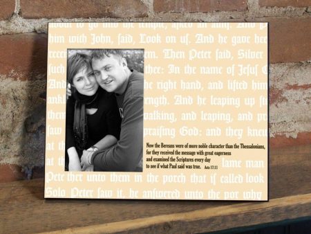 Acts 17:11 Decorative Picture Frame Online