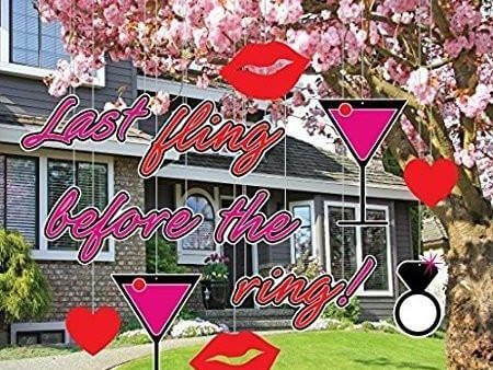 Last Fling Bachelorette Party Hanging Decoration Hot on Sale